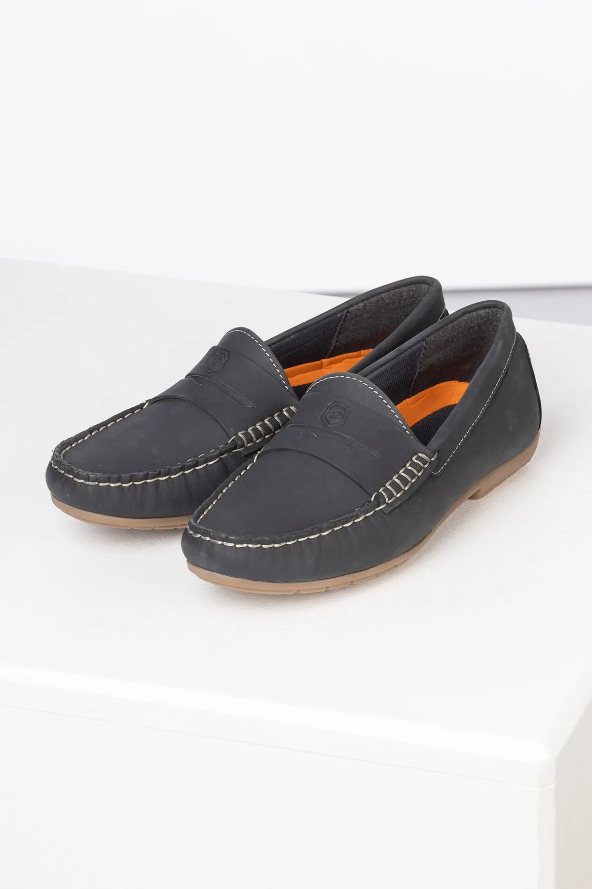 Ladies Nubuck Driving Loafers - Wrelton