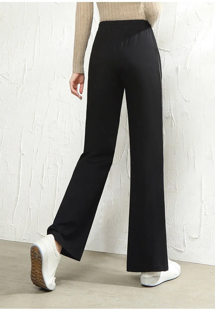 Laylynn Plus Size Diamante Wide Leg Pants