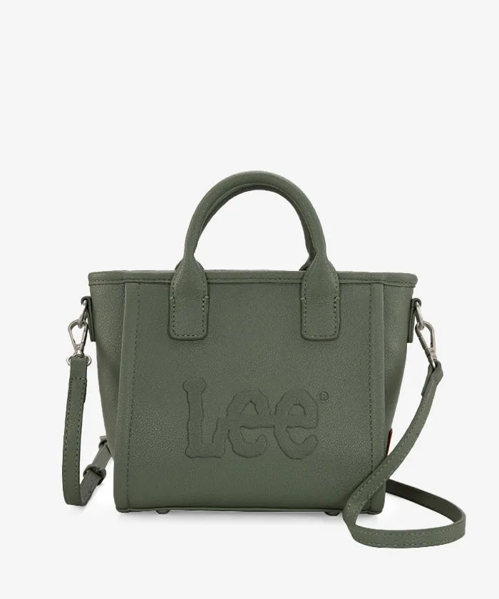 Lee Grain Leather Crossbody Purse