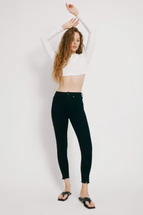 Liza Jet Black Skinny Jeans