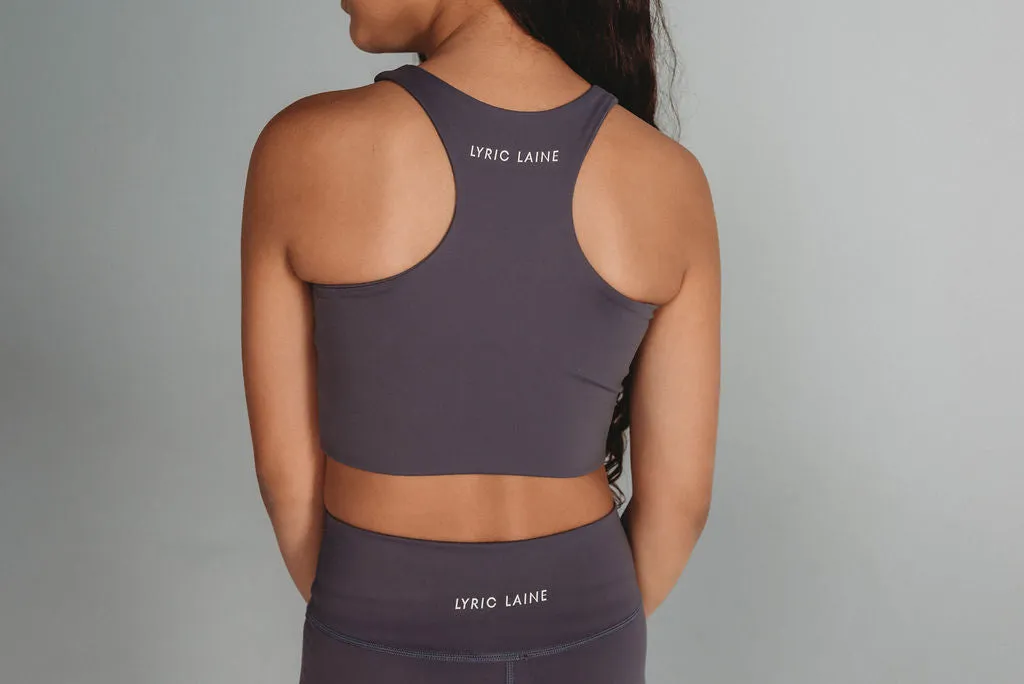 LL Tank Crop Top - Navy