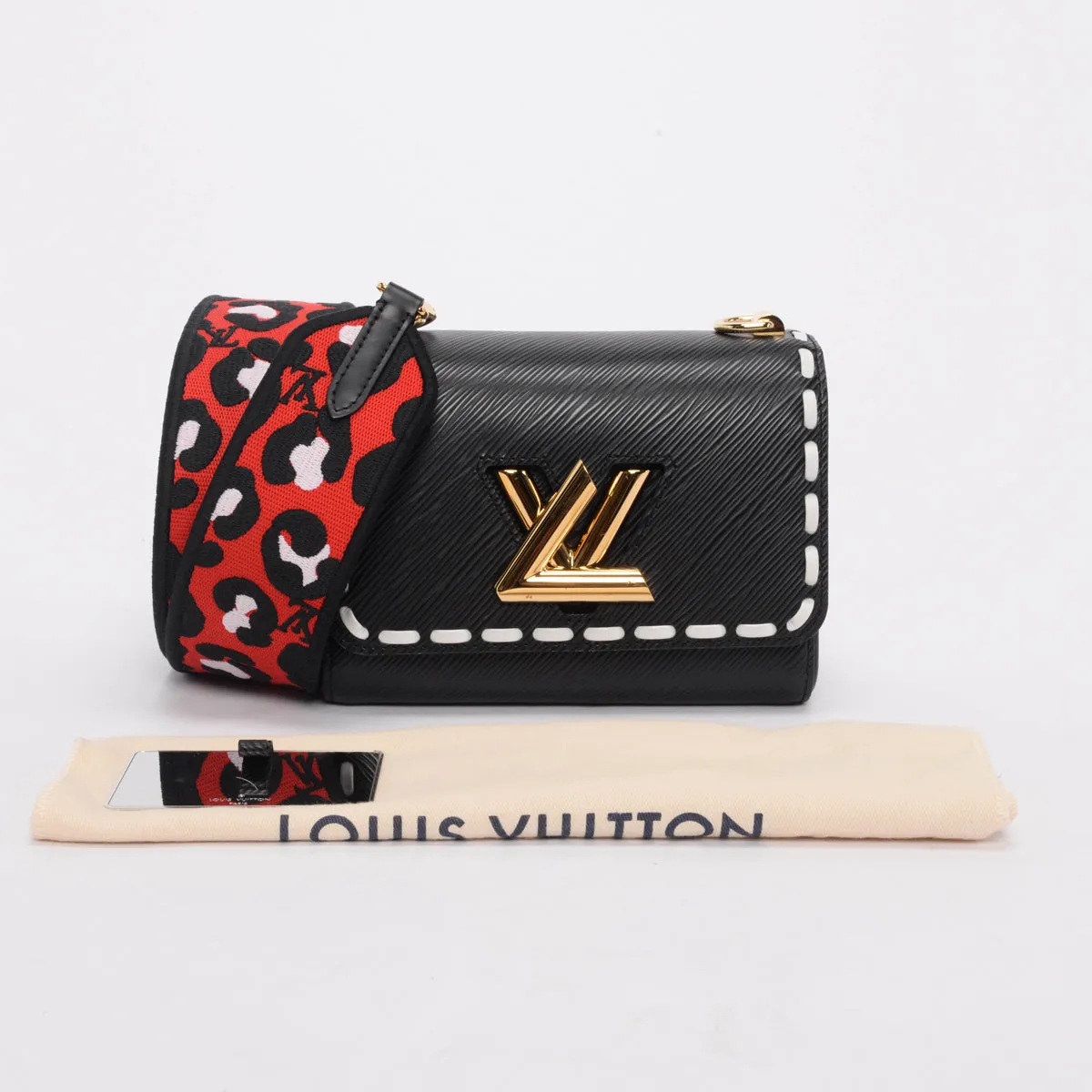 Louis Vuitton Black Epi Wild at Heart Twist PM