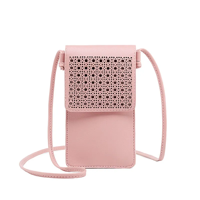 Luxury Handbags Women Bags Designer 2020 New Mobile Phone Bag Touch Screen Mobile Phone Bag Coin Purse Female Mini Bag