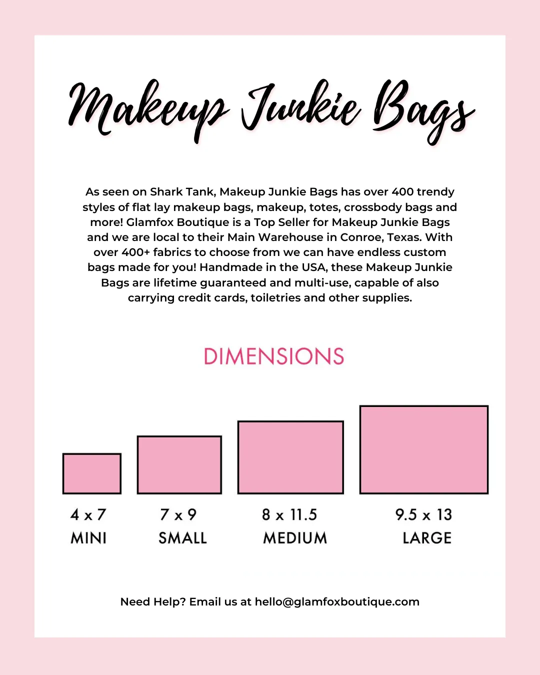 Makeup Junkie Bags - Athena Flat Lay [Pre-Order]