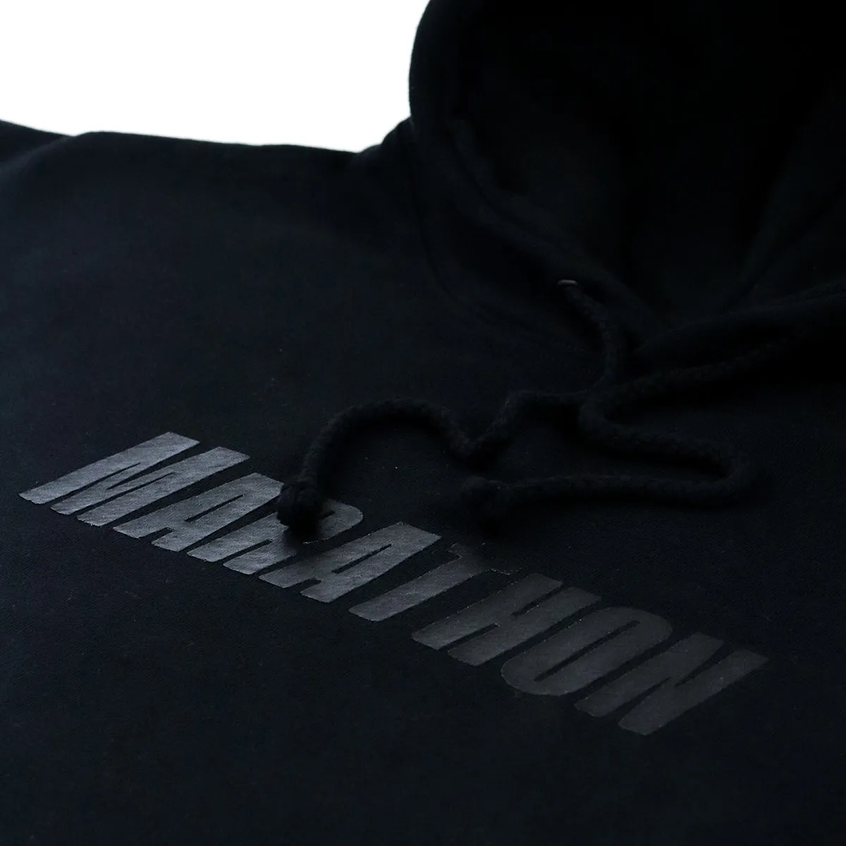 Marathon Lifestyle Tonal Hoodie - Black