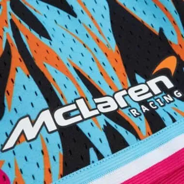 McLaren Racing F1 Special Edition Miami GP Mitchell & Ness Mesh Shorts