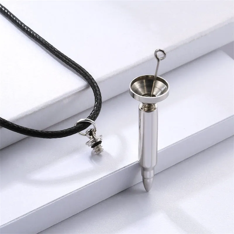 Men Cremation Necklace for Ashes  925 Sterling Silver Cross Wing Skull Keepsake Urn Pendant Ash Holder Jewelry Memorial Gift