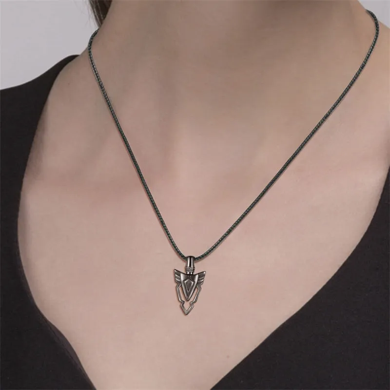 Men Cremation Necklace for Ashes  925 Sterling Silver Cross Wing Skull Keepsake Urn Pendant Ash Holder Jewelry Memorial Gift