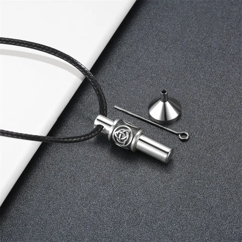 Men Cremation Necklace for Ashes  925 Sterling Silver Cross Wing Skull Keepsake Urn Pendant Ash Holder Jewelry Memorial Gift