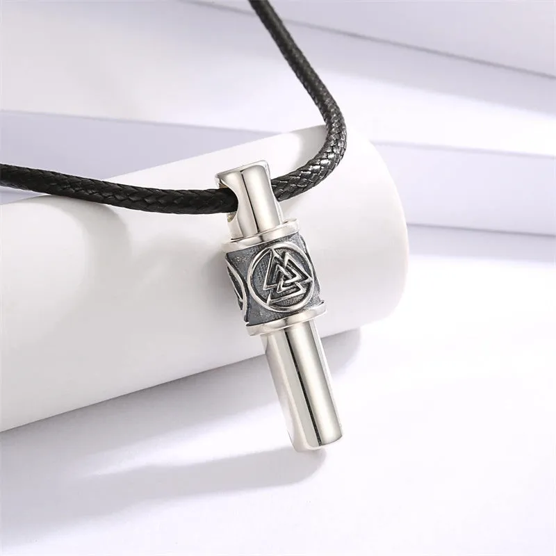 Men Cremation Necklace for Ashes  925 Sterling Silver Cross Wing Skull Keepsake Urn Pendant Ash Holder Jewelry Memorial Gift