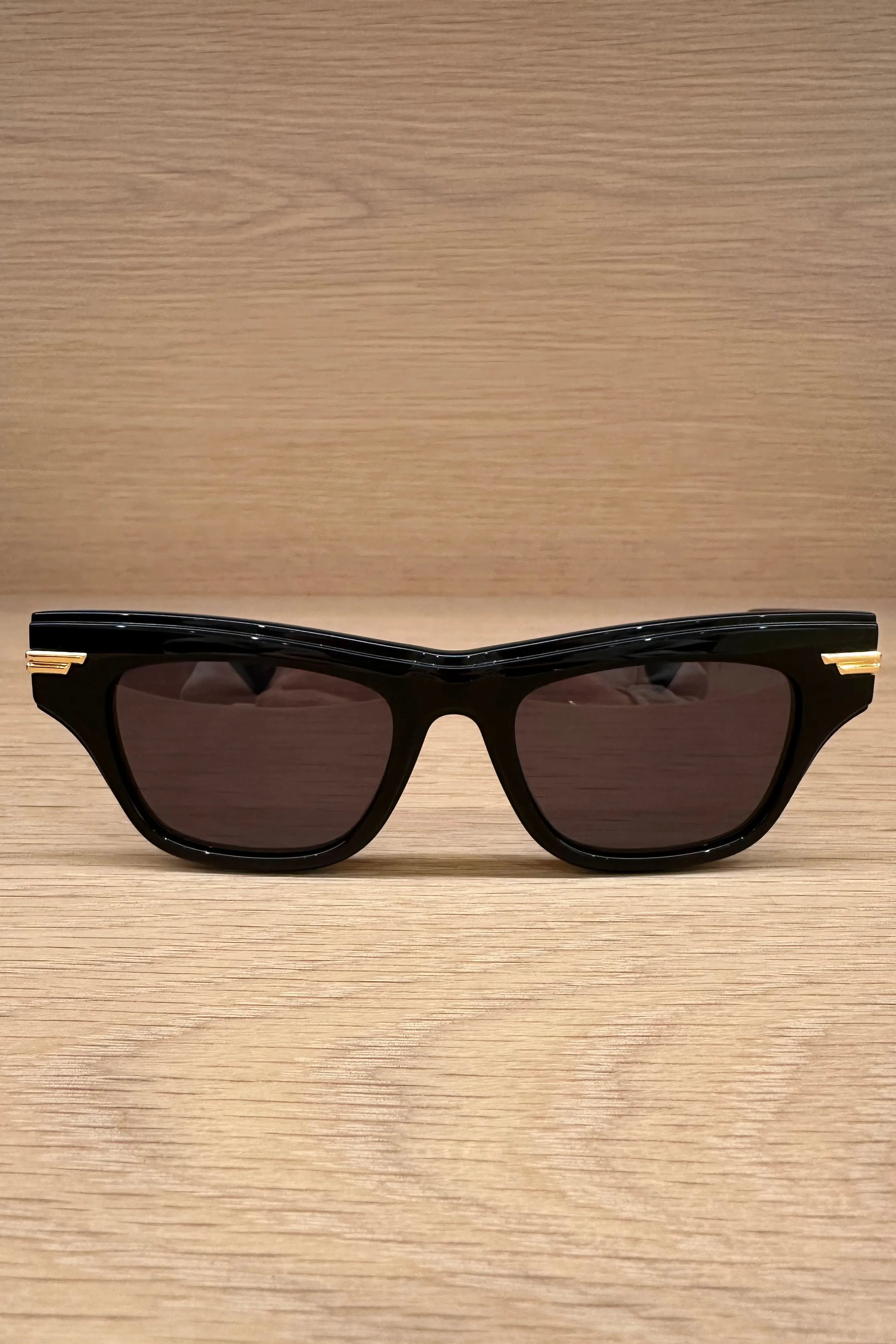 MITRE ACETATE RECTANGLE SUNGLASSES IN BLACK - BV1122S