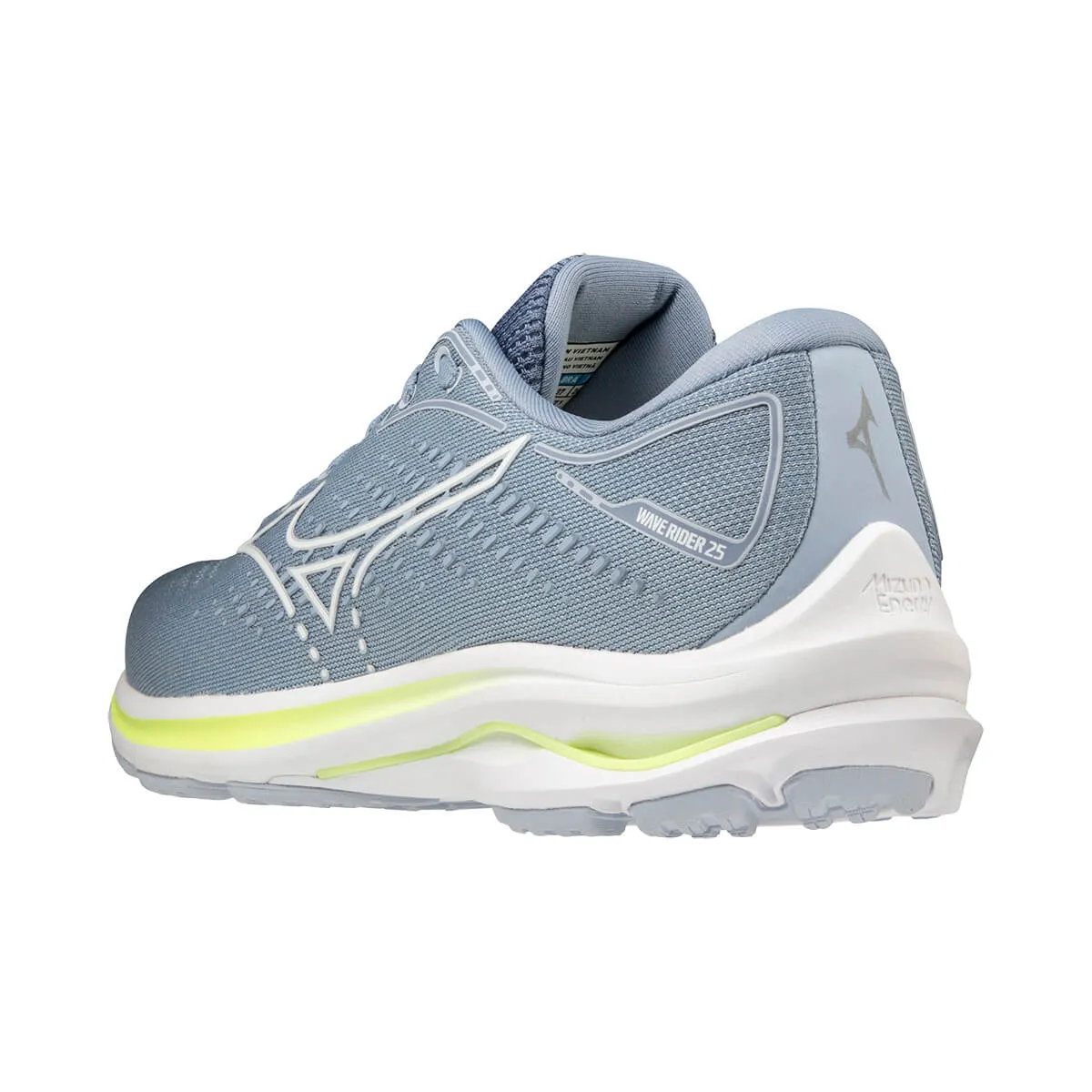 Mizuno Wave Rider 25 Womens | Heather/white/neolime