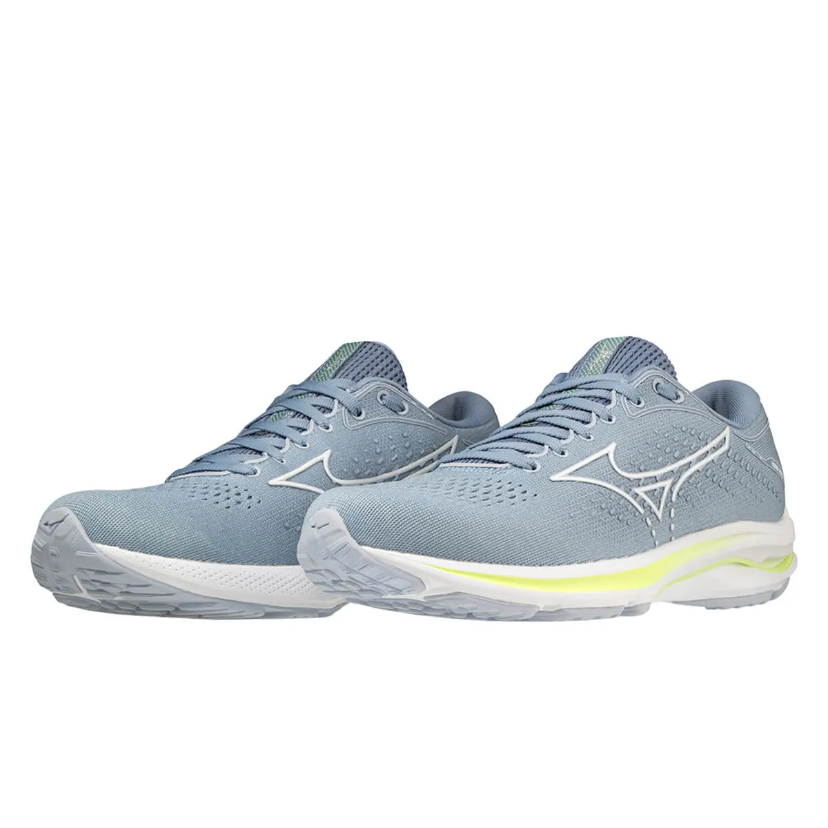 Mizuno Wave Rider 25 Womens | Heather/white/neolime