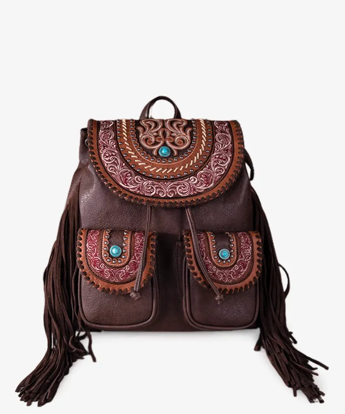 Montana West Floral Embroidered Backpack