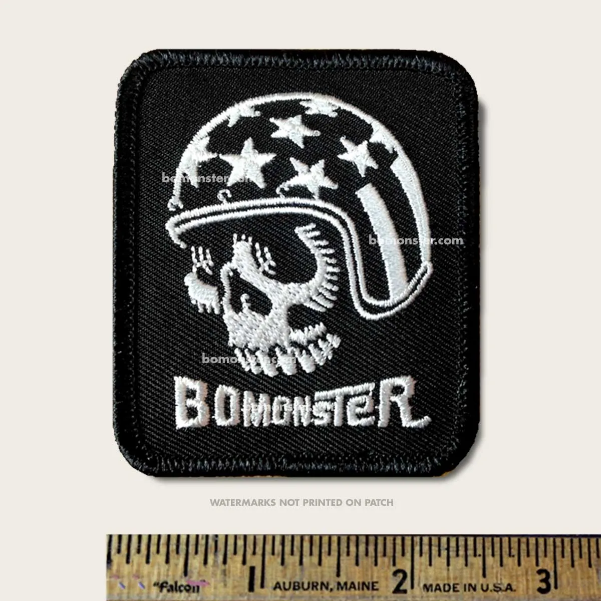 Motorcycle Patch "American Skull"