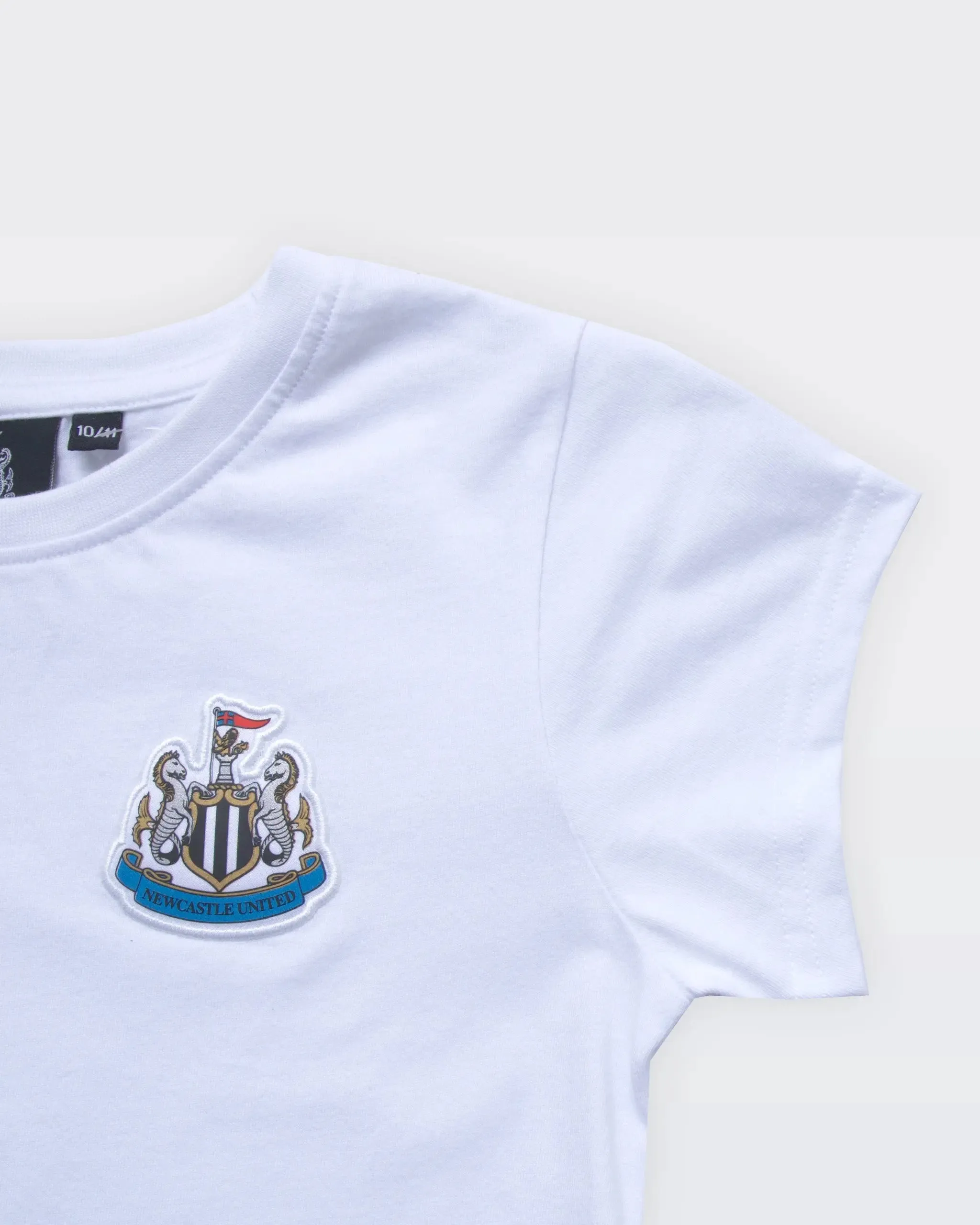 Newcastle United Women's White Terrace Crest T-Shirt