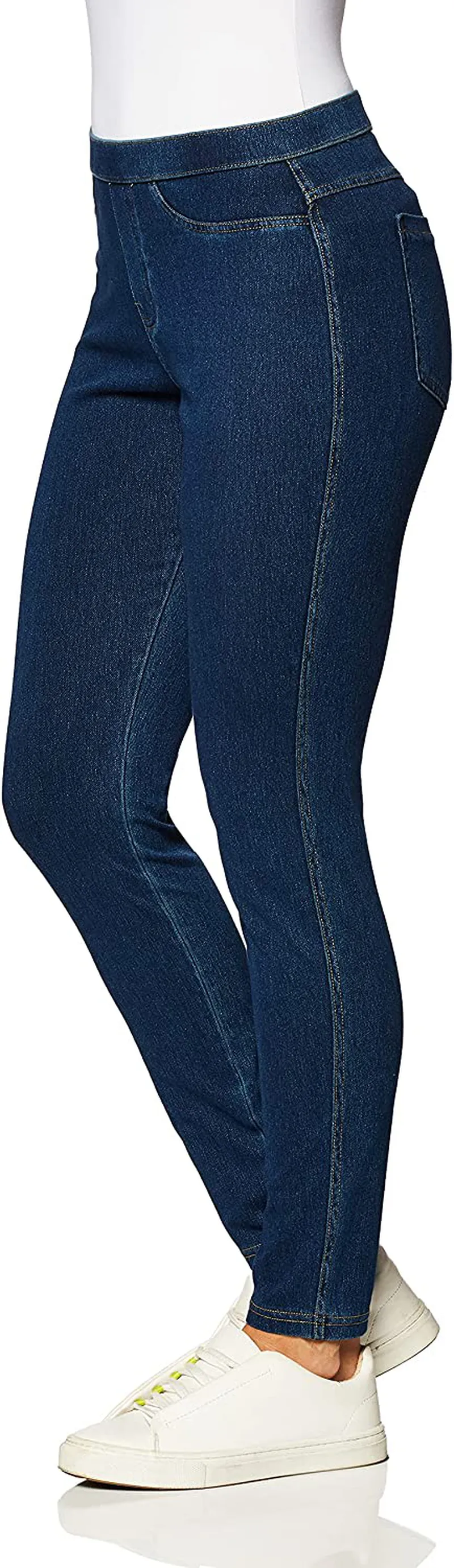 No Nonsense Women's Classic Indigo Denim Jean Leggings