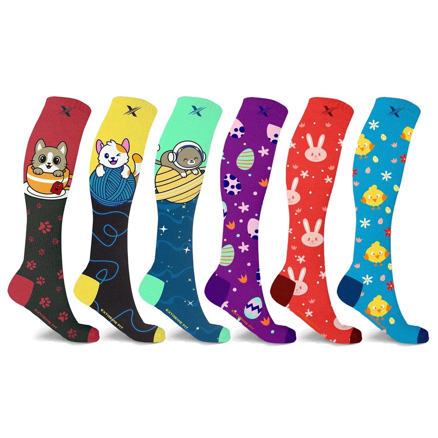 Novelty Collection Socks (6-Pairs)