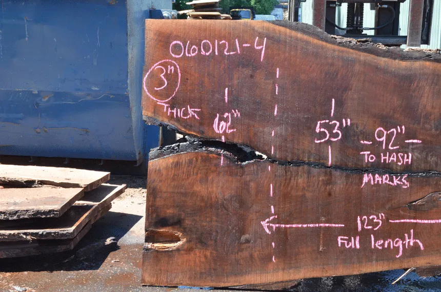 Oregon Black Walnut Slab 060121-04