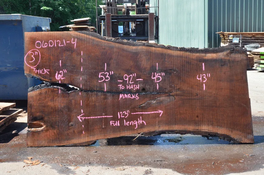 Oregon Black Walnut Slab 060121-04