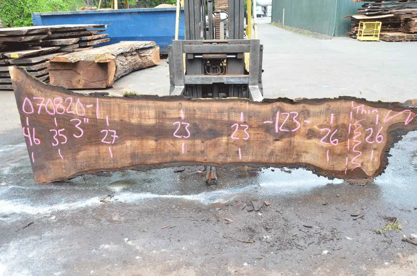 Oregon Black Walnut Slab 070820-01