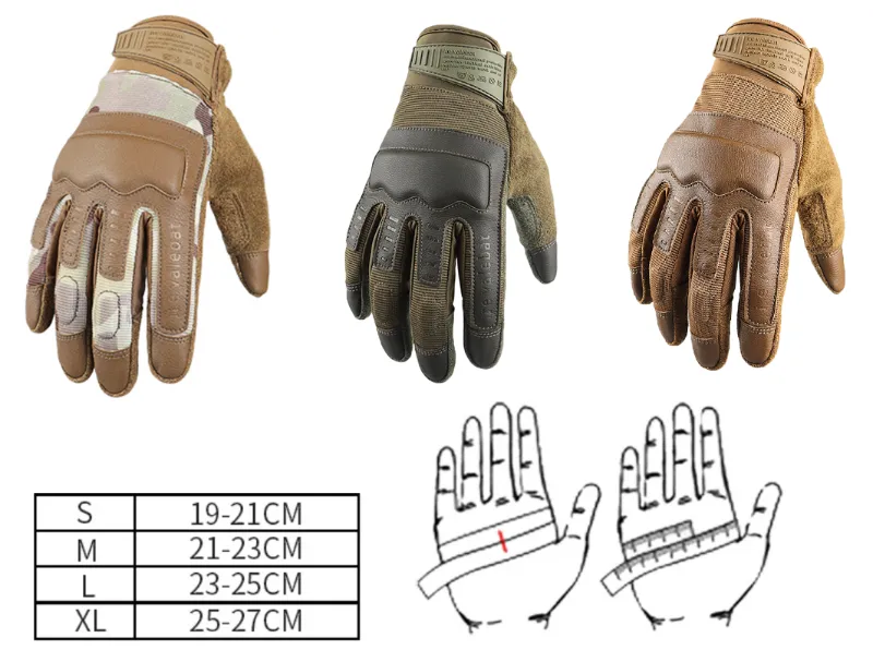 Outdoor Durable Hand-Gear for Shooting and Hunting Men's Gloves