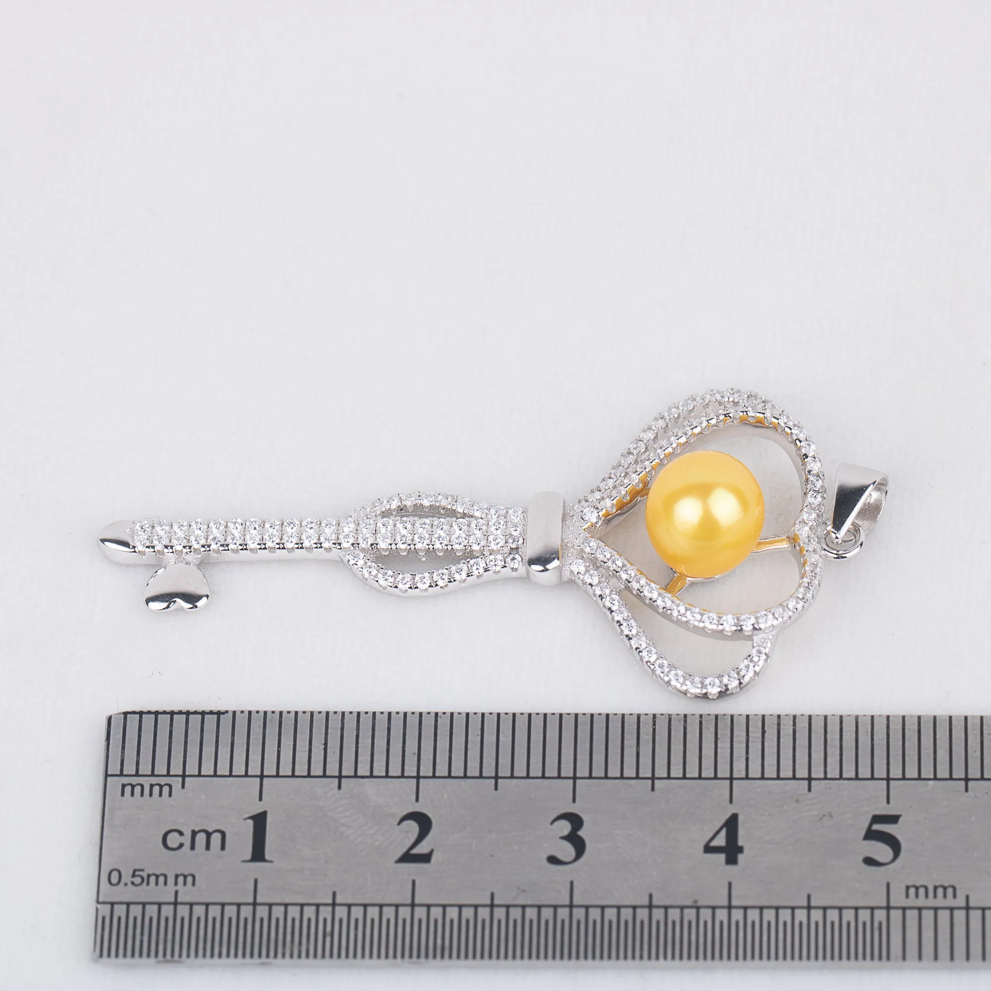 P030548 DIY 7-8mm Natural Freshwater pearl pendant accessory 925 sterling silver engagement jewelry necklace for women