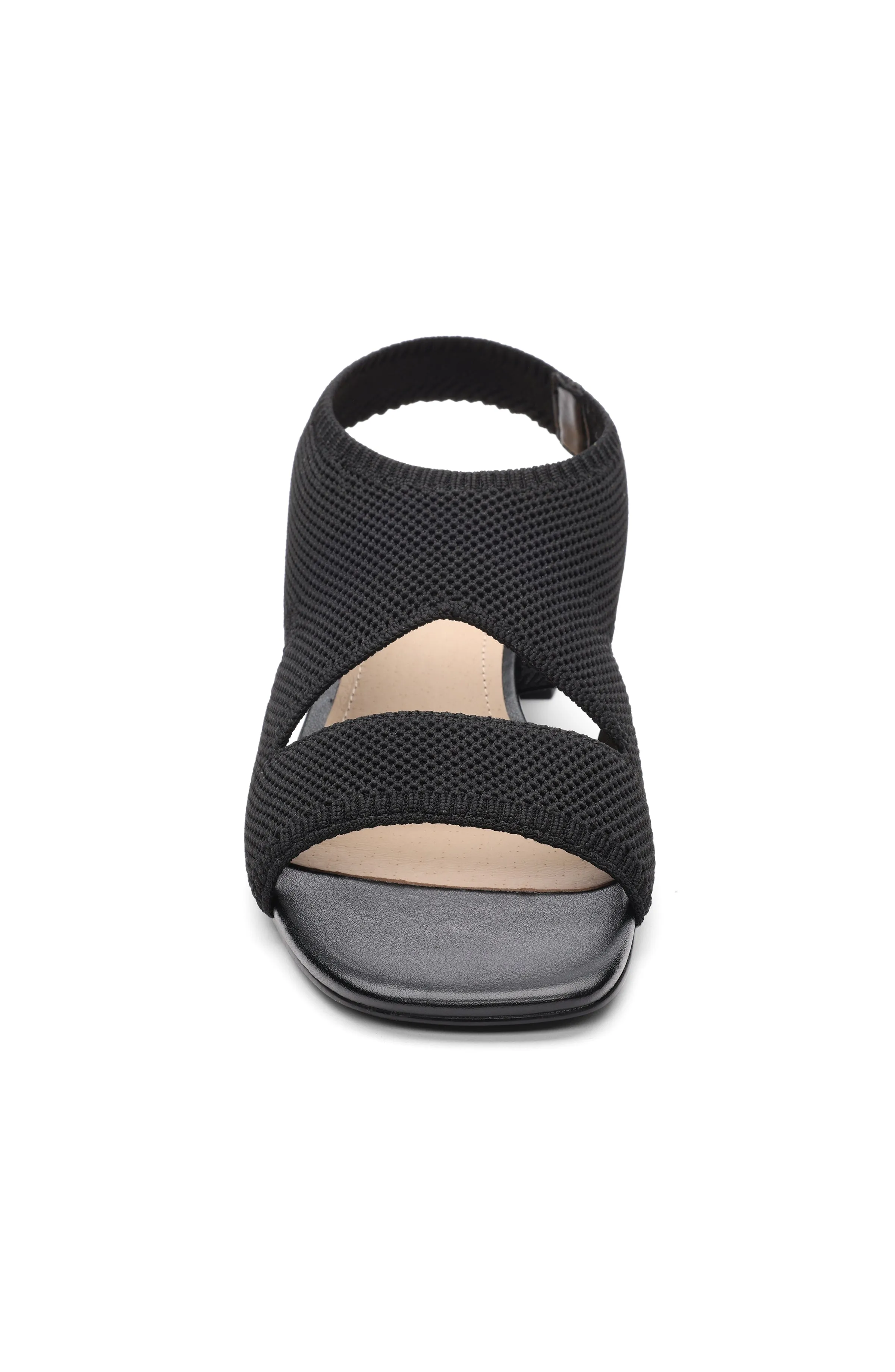 PACIFIC SLIP ON SANDAL WITH MINI BLOCK HEEL