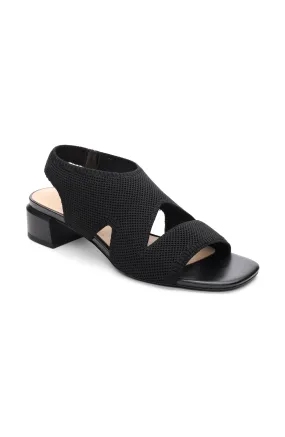 PACIFIC SLIP ON SANDAL WITH MINI BLOCK HEEL