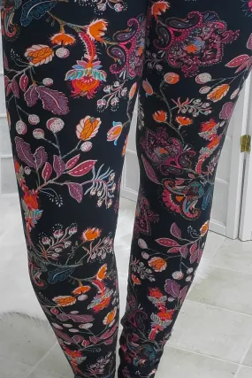 Paisley Nightfall Leggings