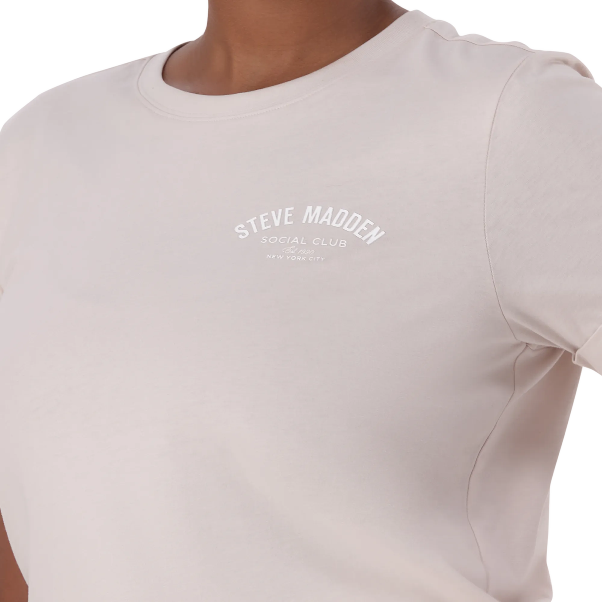 PAMALA CHAMPAGNE BASIC LOGO TEE