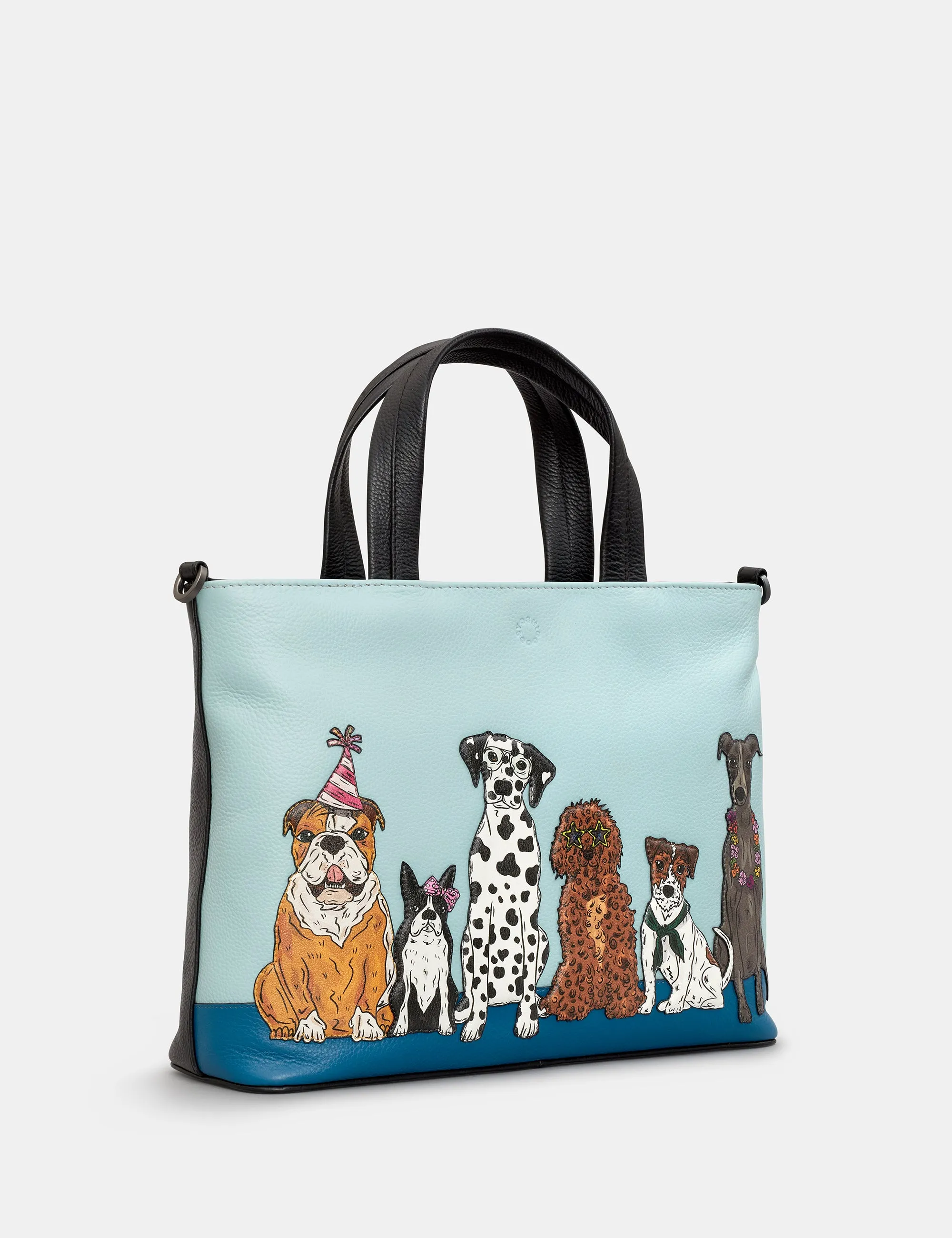 Party Dogs Leather Multiway Grab Bag