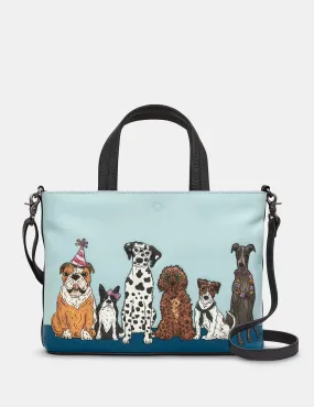 Party Dogs Leather Multiway Grab Bag