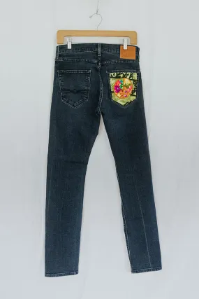 Peace Pocket Upcycled Jeans - #2