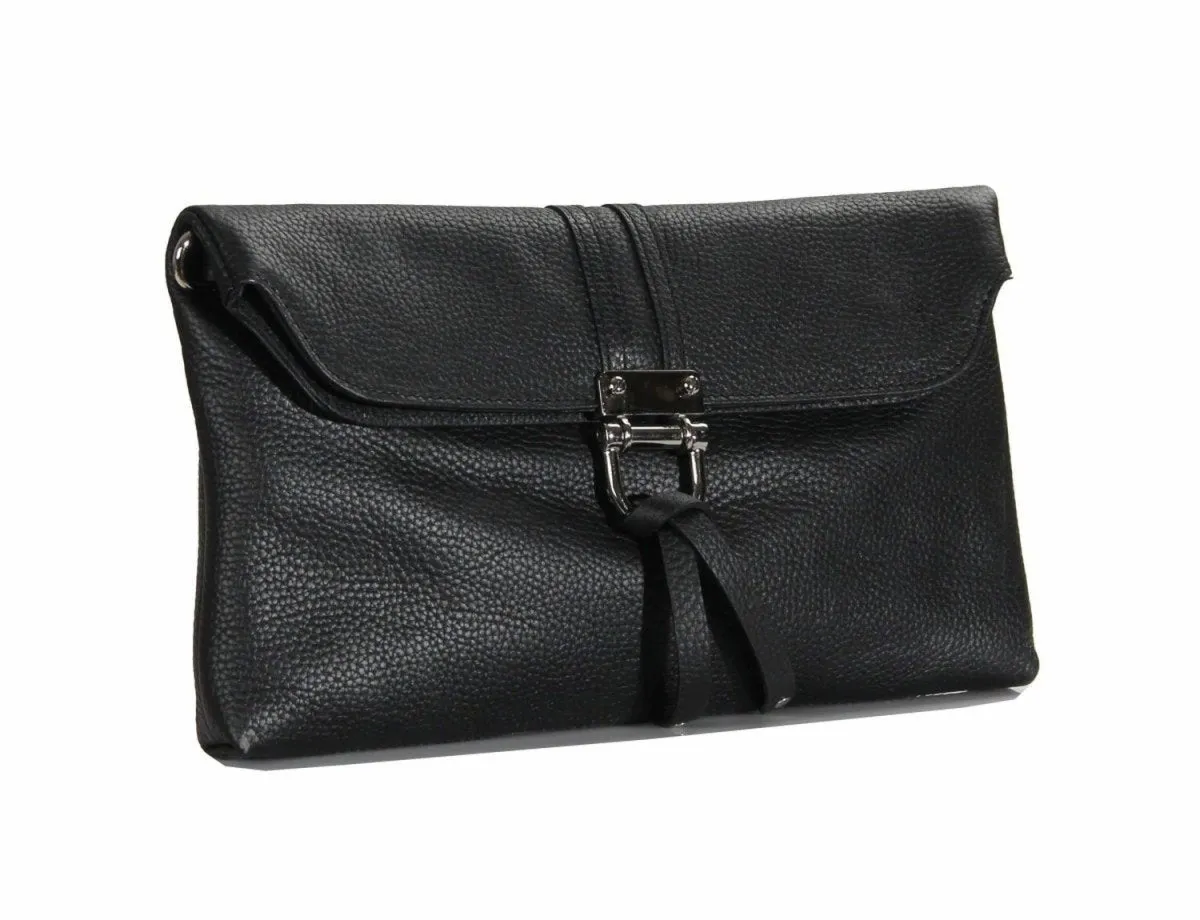 Premium Leather Evening Clutch Bag