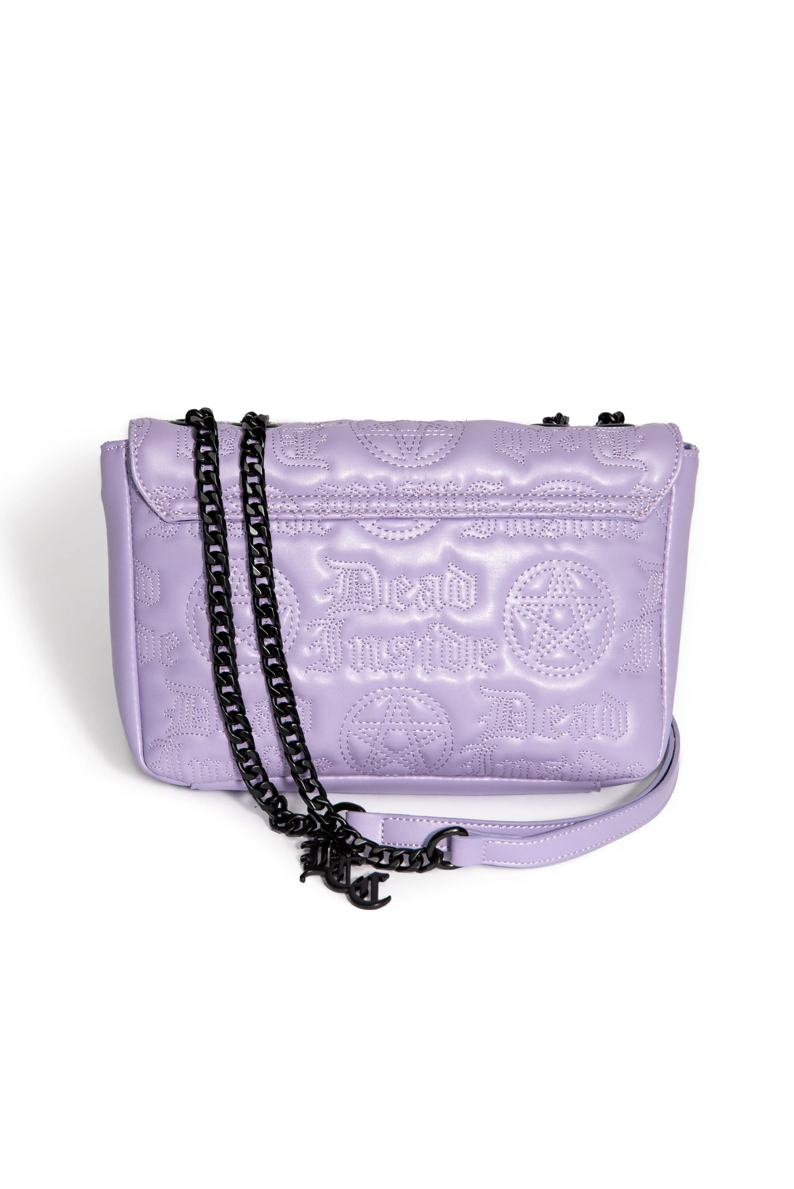 Purple Dead Inside - Quilted Shoulder Bag