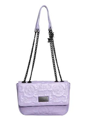 Purple Dead Inside - Quilted Shoulder Bag