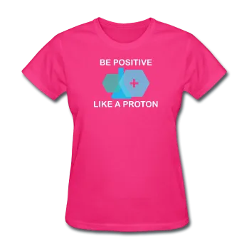 "Be Positive" (white) - Women's T-Shirt