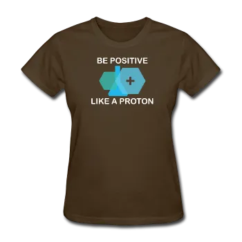 "Be Positive" (white) - Women's T-Shirt