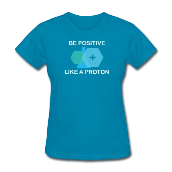 "Be Positive" (white) - Women's T-Shirt