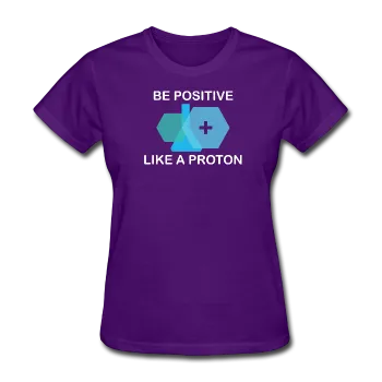 "Be Positive" (white) - Women's T-Shirt