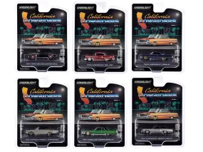 "California Lowriders" Set of 6 pieces Series 5 1/64 Diecast Model Cars by Greenlight