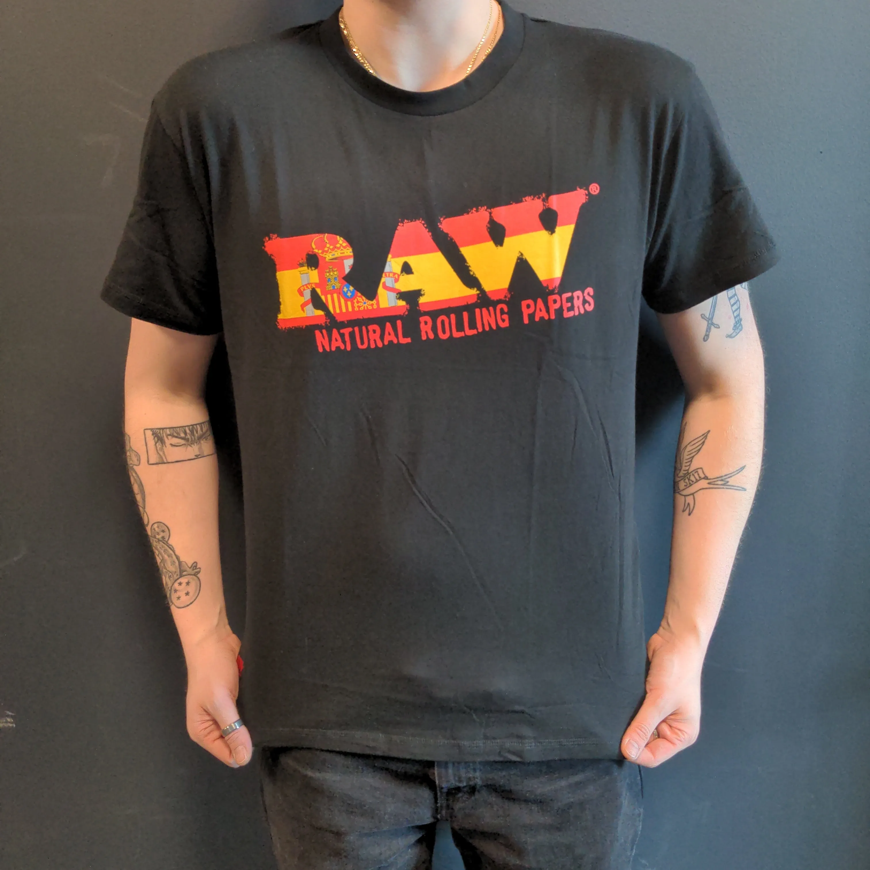 RAW T Shirt - Black Logo Alcoy