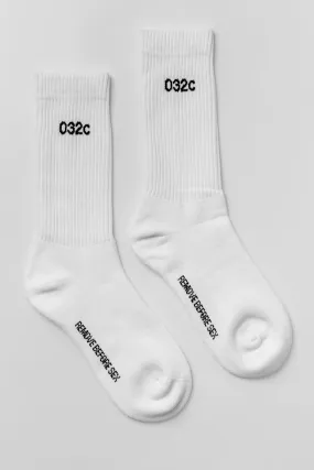 REMOVE BEFORE SEX Socks White/Black