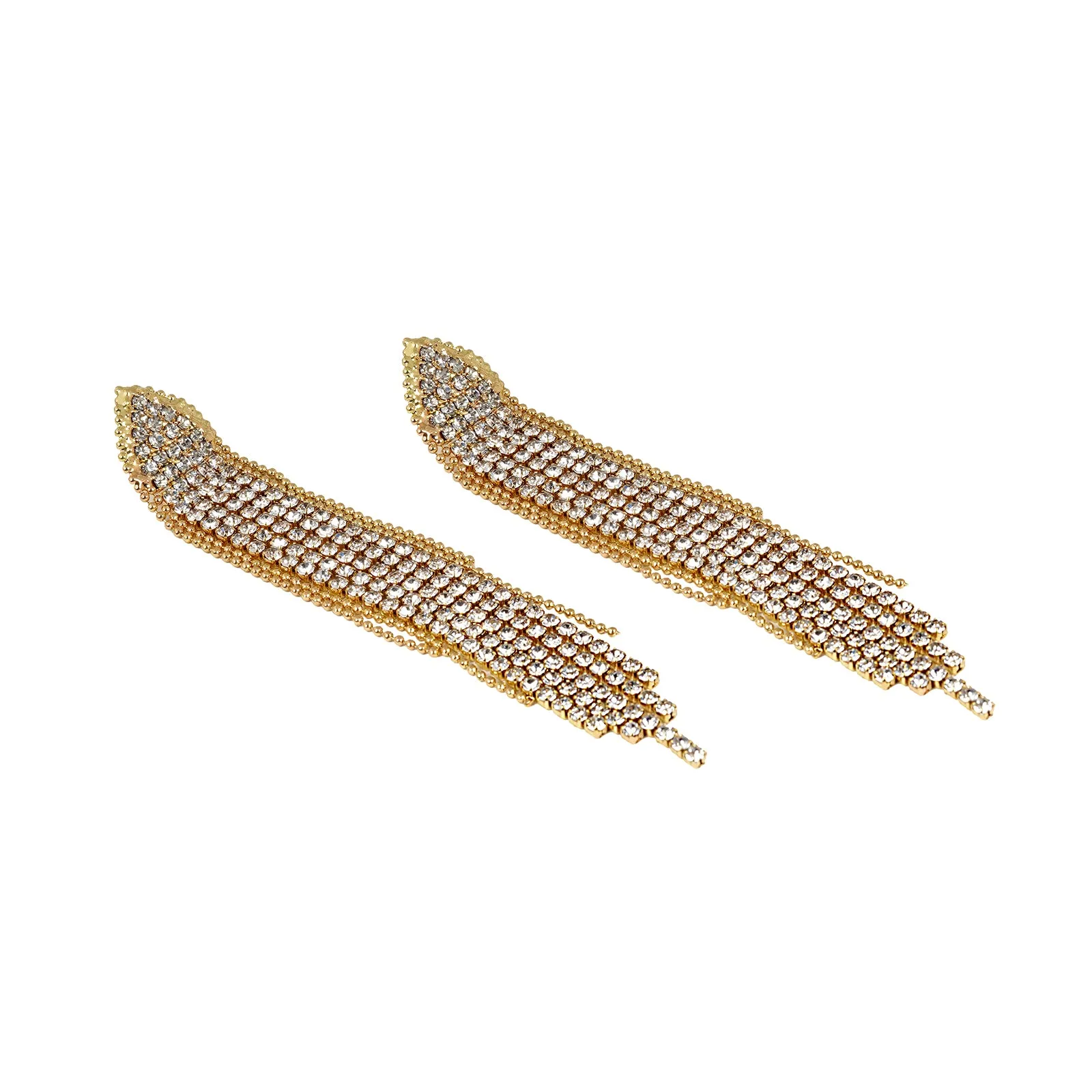 Ripley Gold Curtain Earring