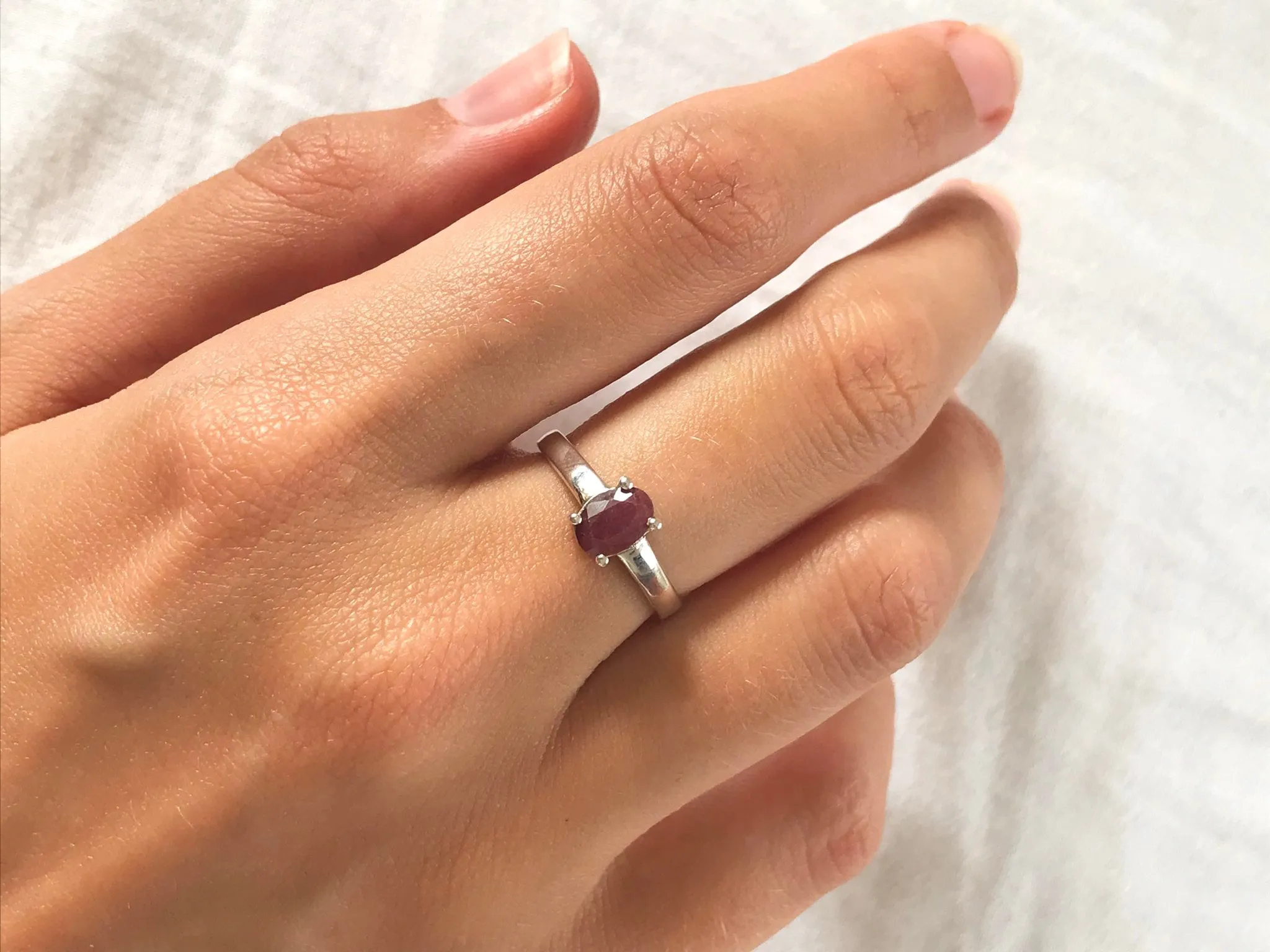 Ruby Sanaa Ring - XSmall Oval (US 6)