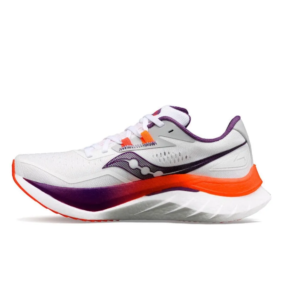 Saucony Endorphin Speed 4 Women's Running Shoes SS24 White / Violet