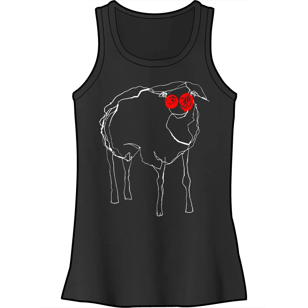 Sleepy Sheep Flowy Racerback Tank