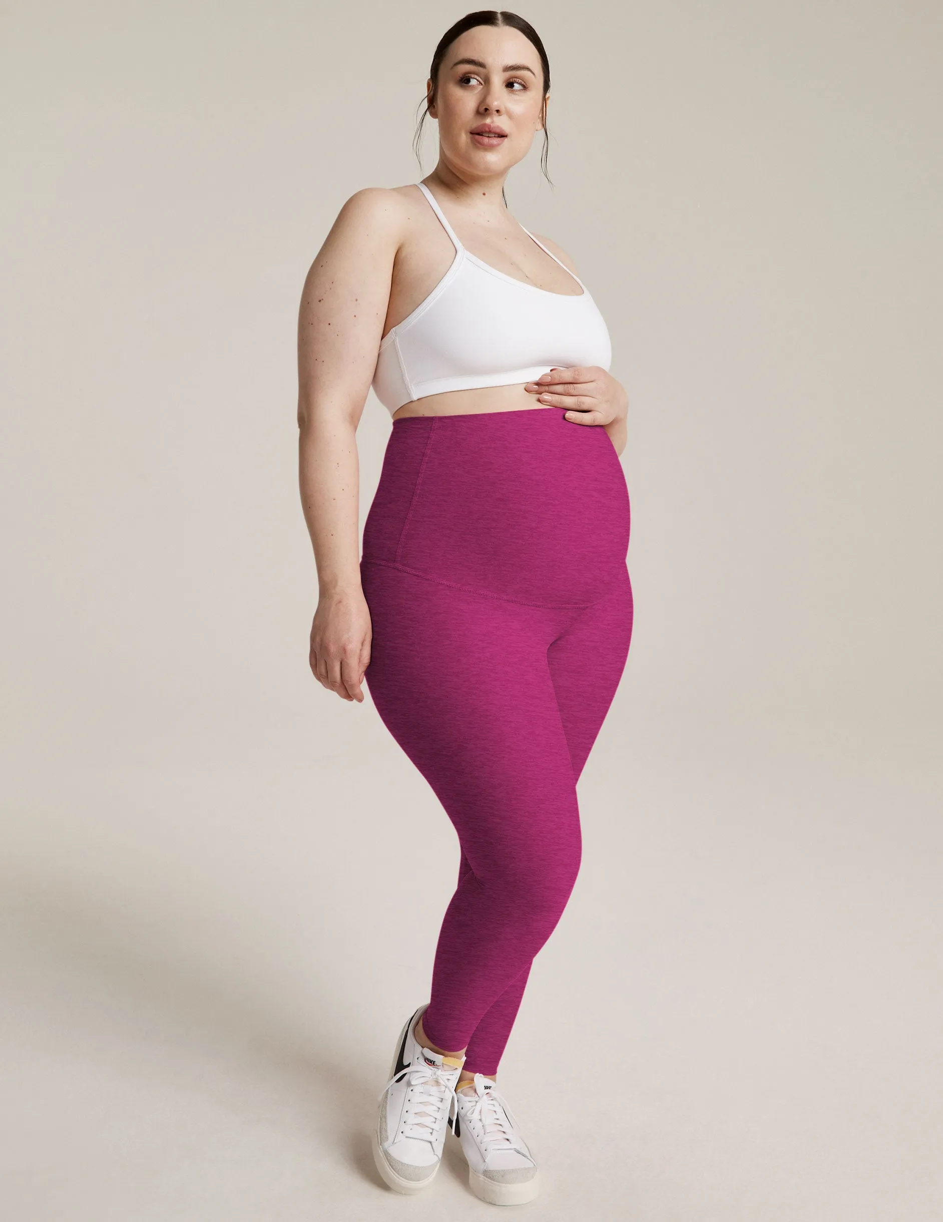 Spacedye Love the Bump Midi Maternity Legging