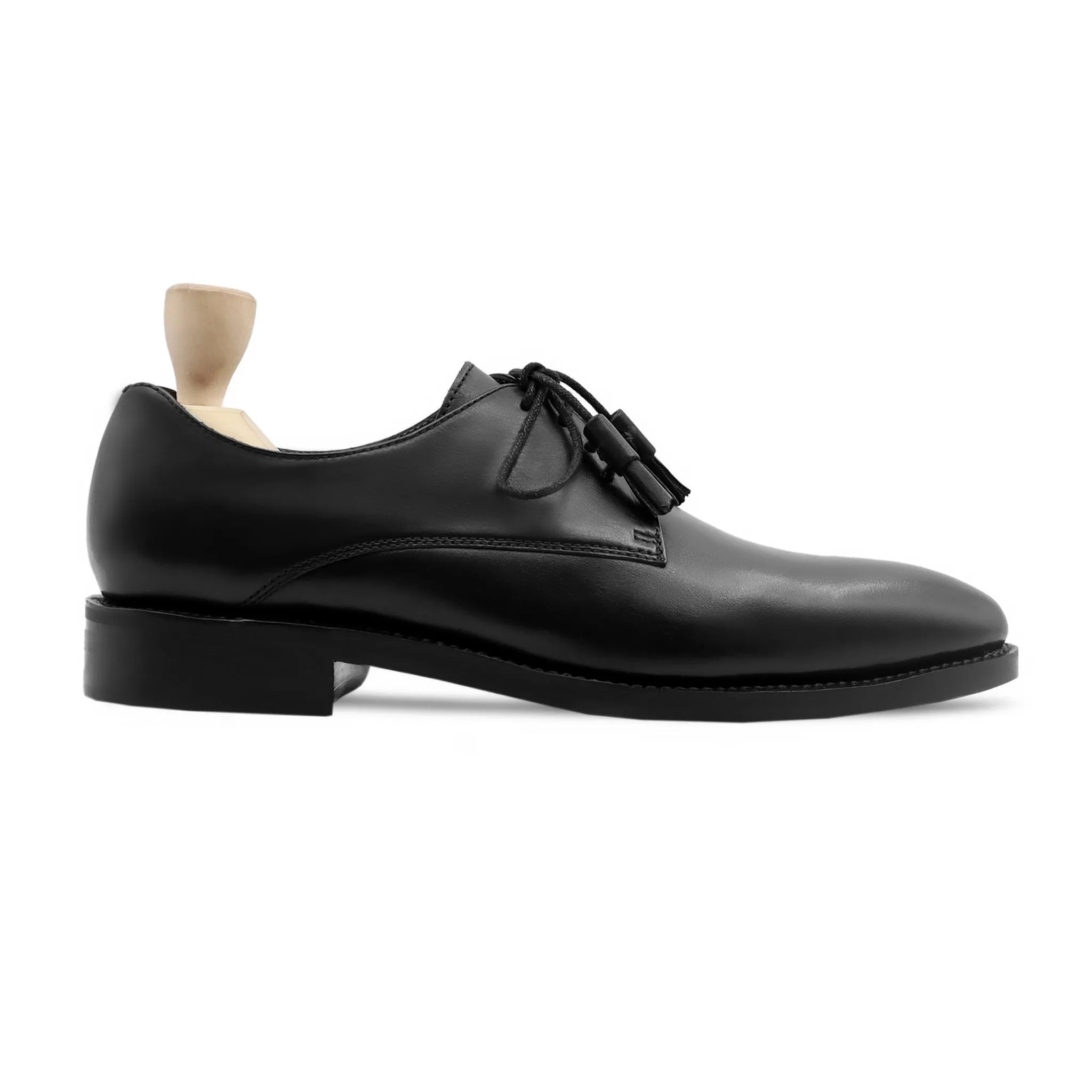 Stamb Gy - Men's Black Calf Leather Derby Shoe